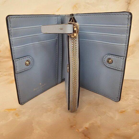 Kate Spade Blue Leather Wallet - Picture 2 of 5